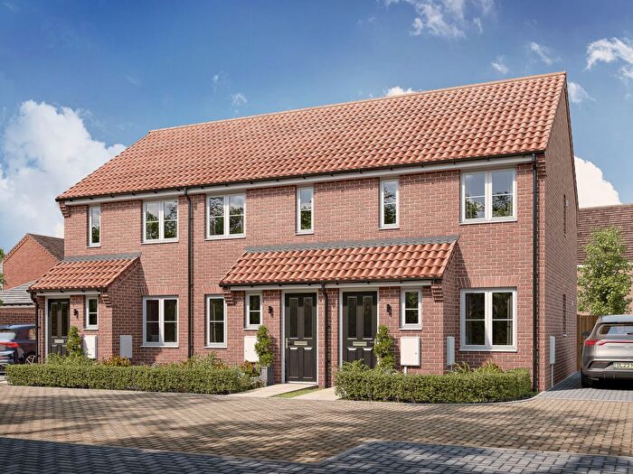 2 Bedroom End Of Terrace House For Sale In "The Alnwick" At Coachmaker Way, Hethersett, Norwich, NR9