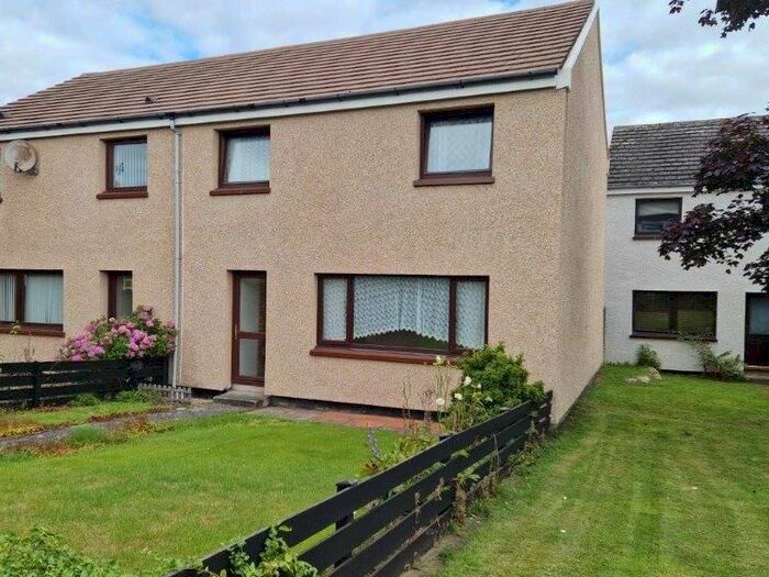 3 Bedroom Semi-Detached House For Sale In Sutherland Crescent, Tain, IV19