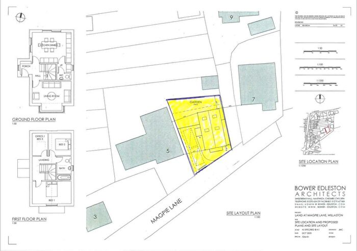 Land For Sale In Building Plot, Magpie Lane, Willaston, Nantwich, CW5