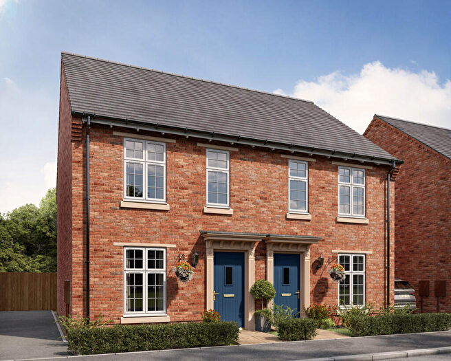 2 Bedroom Semi Detached House For Sale In Harvest Road, Market Harborough, Leicestershire, LE16