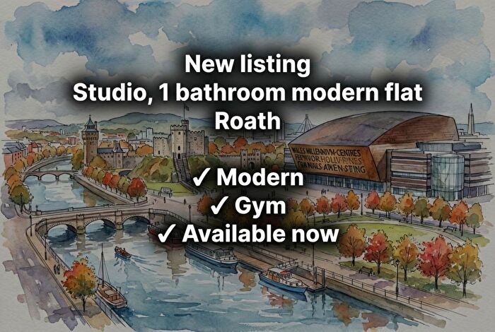 Studio To Rent In City Road, Cathays, Cardiff, CF24