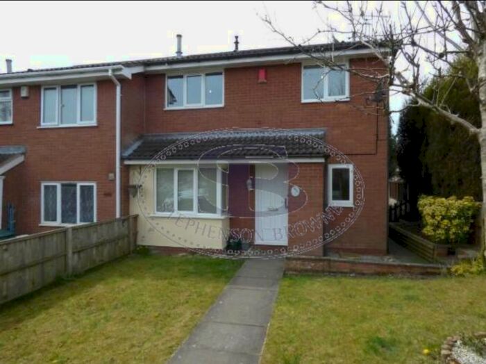 2 Bedroom Town House To Rent In Haslington Close, Newcastle-Under-Lyme, ST5