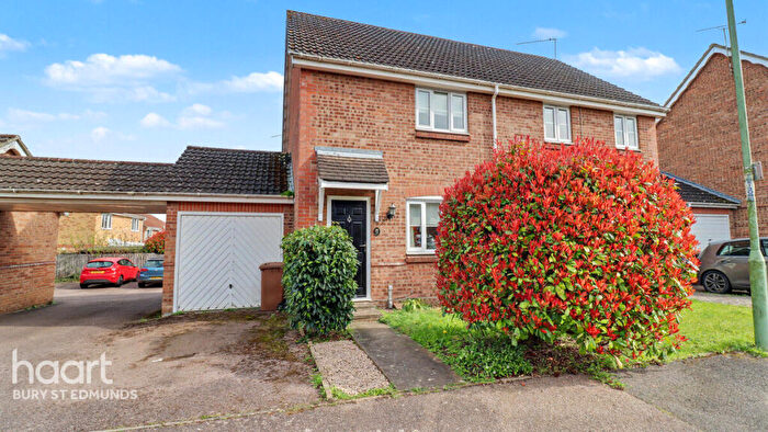 2 Bedroom Semi Detached House For Sale In Worcester Close, Bury St Edmunds, IP32