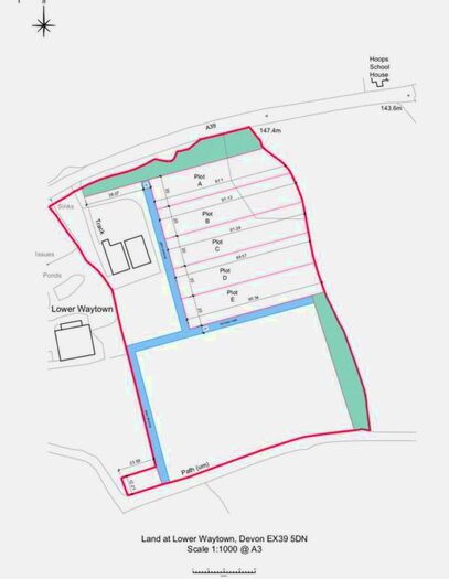 Commercial Land For Sale In Plot C Land At Lower Waytown Farm, Horns Cross, Bideford, Devon, EX39