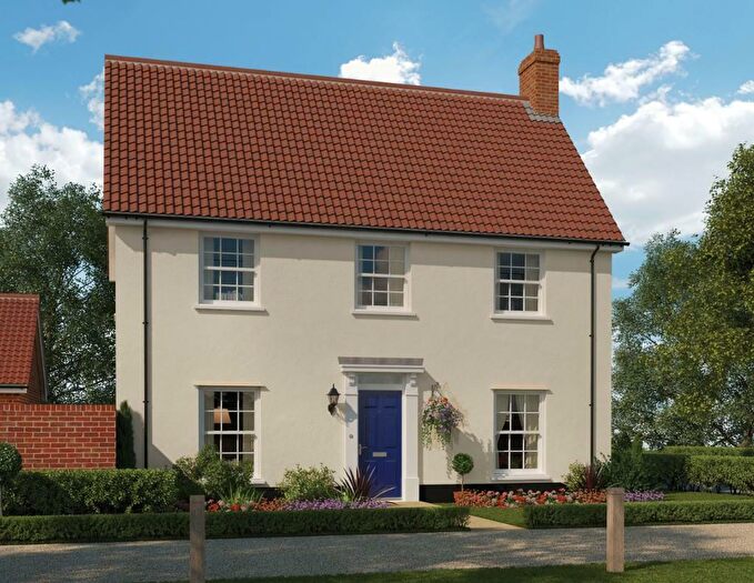 4 Bedroom Link Detached House For Sale In Mill Grove, Drury Close, Stowmarket, Suffolk, IP14