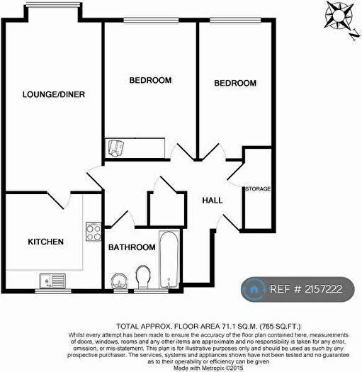 2 Bedroom Flat To Rent In Aspasia Close, St. Albans, AL1
