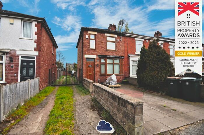 2 Bedroom End Of Terrace House To Rent In Pembrook Road, Holbrooks, CV6