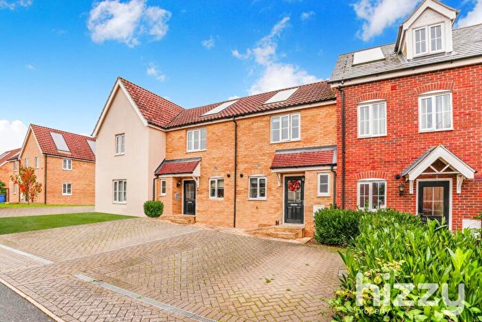 2 Bedroom Terraced House For Sale In Mary Clarke Close, Hadleigh, IP7