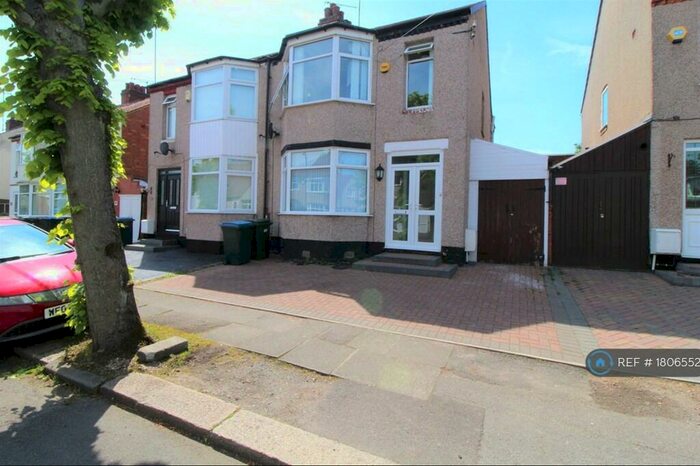 4 Bedroom Semi-Detached House To Rent In Loudon Avenue, Coventry, CV6