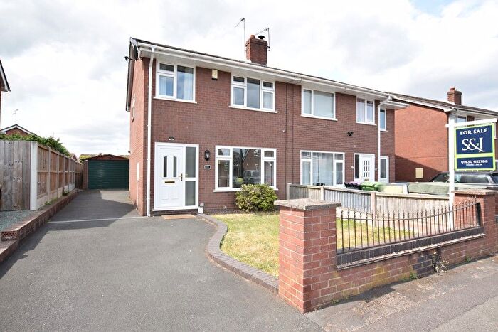 3 Bedroom Semi-Detached House For Sale In Elm Drive, Market Drayton, Shropshire, TF9