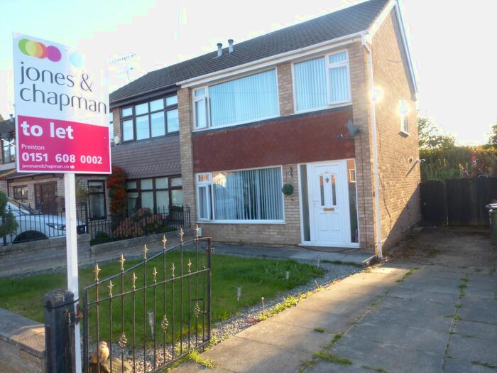 3 Bedroom Semi-Detached House To Rent In Christleton Close, Prenton CH43