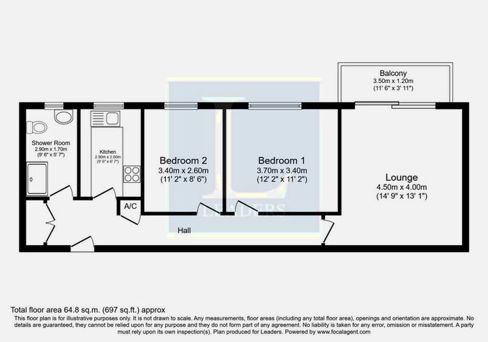2 Bedroom Apartment To Rent In Belle Vue Road, Bournemouth, BH6
