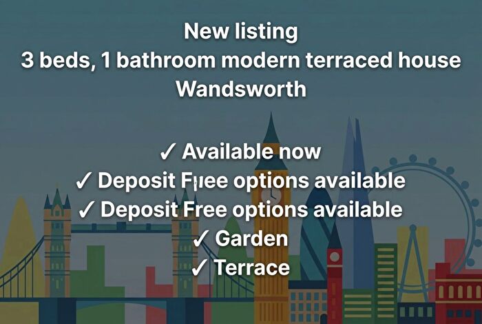 3 Bedroom Terraced House To Rent In Ringwood Gardens, London, SW15