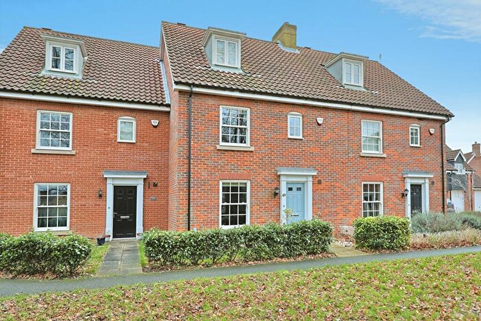 3 Bedroom Terraced House For Sale In Kevill Davis Drive, Little Plumstead, Norwich, Norfolk, NR13