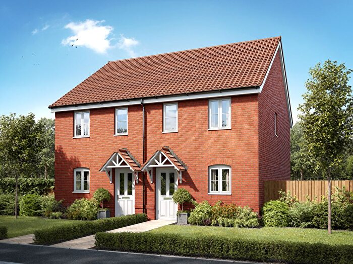 2 Bedroom Semi-Detached House For Sale In "The Haldon" At Abbey Road, Leiston, IP16
