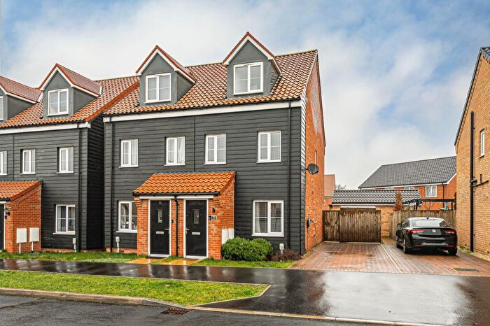 3 Bedroom Semi-Detached House For Sale In Briggs Mead, Wymondham, NR18