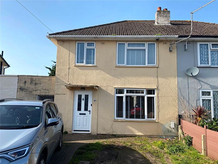 3 Bedroom Semi Detached House For Sale In Benbow Crescent, Wallisdown, Poole, Dorset, BH12
