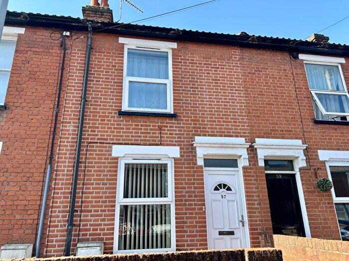 2 Bedroom Terraced House To Rent In Rosebery Road, Ipswich, IP4