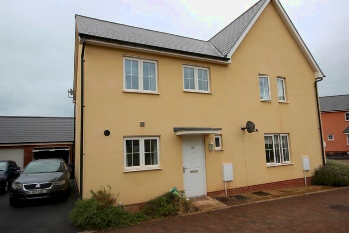 3 Bedroom Semi-Detached House To Rent In Whitaker Close, Pinhoe, Exeter, EX1