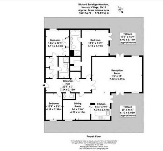 3 Bedroom Penthouse To Rent In Brasenose Drive, London, SW13