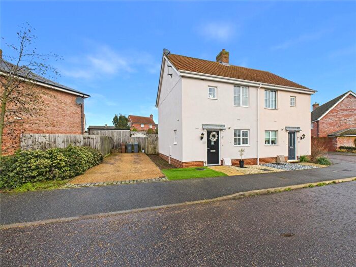 2 Bedroom Semi Detached House For Sale In Morris Road, Wickham Market, Woodbridge, Suffolk, IP13