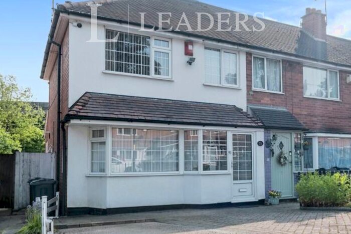 3 Bedroom End Of Terrace House To Rent In Grindleford Road, B42