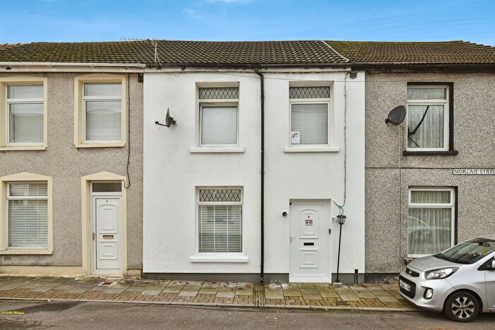 3 Bedroom Terraced House For Sale In Morlais Street, Pentrebach, Merthyr Tydfil, CF48