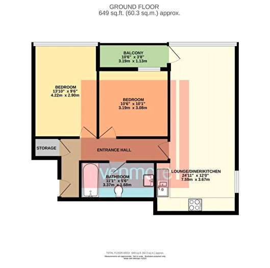 2 Bedroom Apartment To Rent In Conway Street, Block A, The View, Liverpool, Merseyside, L5