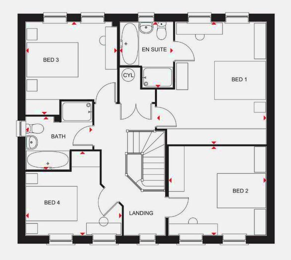 4 Bedroom House For Sale In Chelworth, Hemins Place At Kingsmere