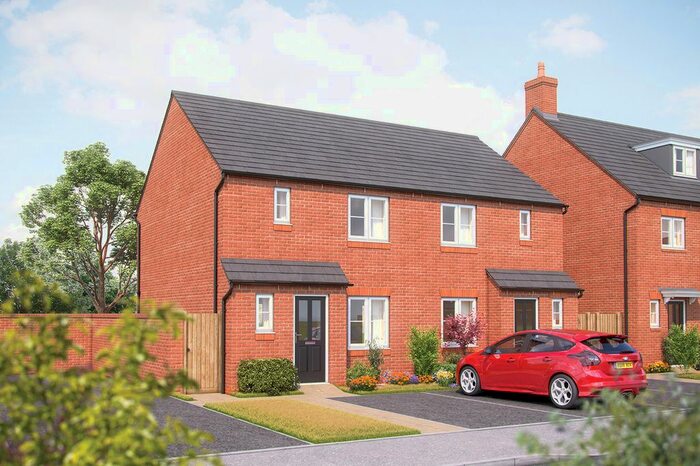 3 Bedroom Semi Detached House For Sale In "The Emmett" At Sandy Lane, Northampton, NN7