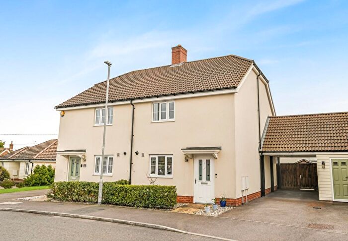 3 Bedroom Semi Detached House For Sale In Hibbert Drive, Dunmow, Essex, CM6