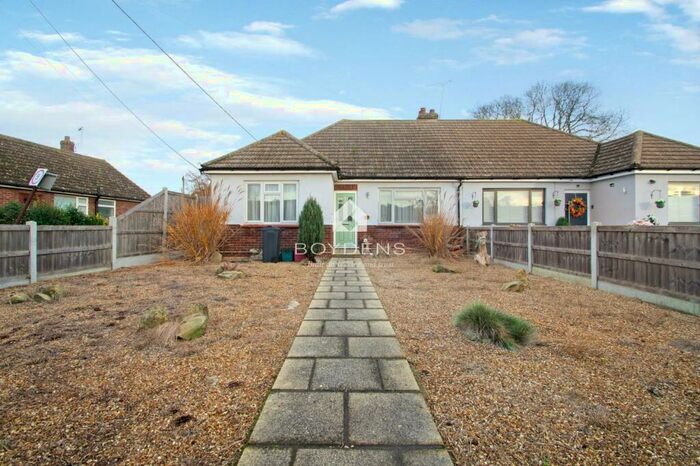 2 Bedroom Bungalow To Rent In Colchester Road, Weeley, CO16