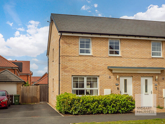 3 Bedroom Semi-Detached House For Sale In Metcalf Road, Rackheath, Norfolk, NR13