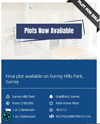 2 Bedroom Park Home For Sale In Middleview Drive, Surrey Hills Park, Normandy, Guildford, GU3