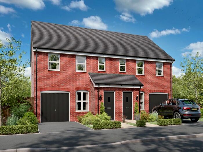 3 Bedroom Semi Detached House For Sale In "The Glenmore" At Waterhouse Way, Peterborough, PE7