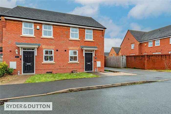 2 Bedroom Semi Detached House For Sale In Carr Close, Kingsway Village, Rochdale, Greater Manchester, OL16