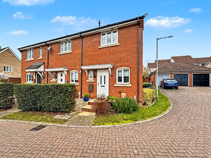 2 Bedroom Terraced House For Sale In Dunnock Close, Stowmarket, IP14