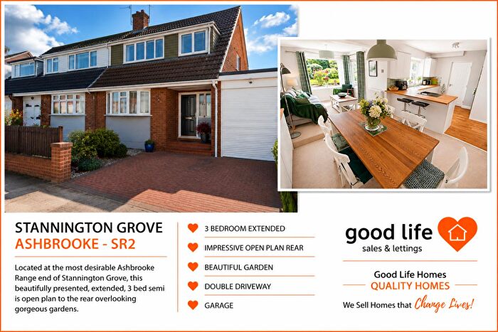 3 Bedroom Semi-Detached House For Sale In Stannington Grove, Tunstall, Sunderland, SR2