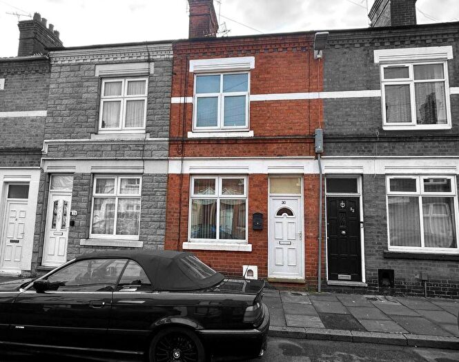 3 Bedroom Terraced House For Sale In Battenberg Road, Off Tudor Road, Leicester, LE3