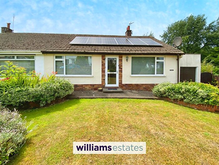 2 Bedroom Semi-Detached Bungalow For Sale In Pen Y Fron Road, Pantymwyn, Mold, CH7