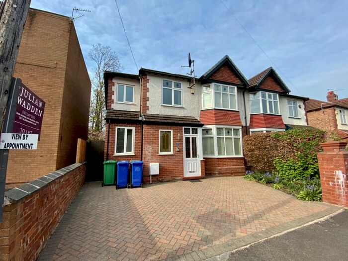 4 Bedroom Semi-Detached House To Rent In Goulden Road, West Didsbury, Manchester, M20