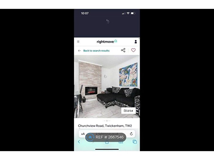 2 Bedroom Flat To Rent In Churchview Road, Twickenham, TW2