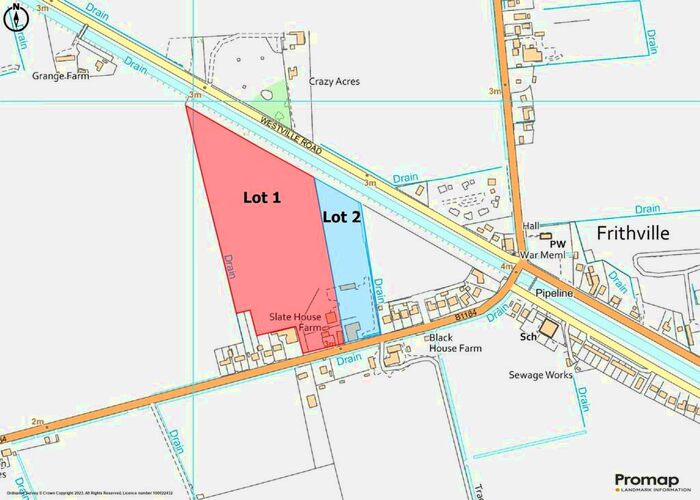 Land For Sale In Canister Lane, Frithville, Boston, Lincolnshire, PE22
