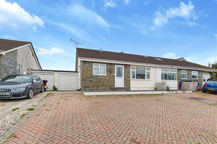2 Bedroom Semi-detached Bungalow For Sale In Bospolvan Road, Higher Bospolvans, St. Columb Major, TR9