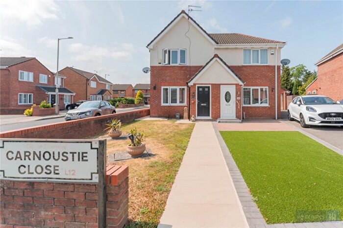 2 Bedroom Semi-Detached House For Sale In Carnoustie Close, Liverpool, Merseyside, L12