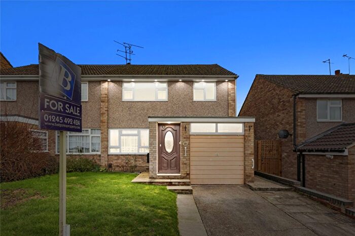 3 Bedroom Semi Detached House For Sale In Chichester Drive, Springfield, Essex, CM1