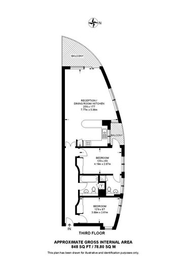 2 Bedroom Flat For Sale In Ocean Wharf, Westferry Road, London, E14