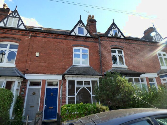 3 Bedroom Terraced House To Rent In Regent Road, Harborne, Birmingham, B17