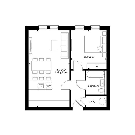 1 Bedroom Flat For Sale In Jubilee Gardens, Weybridge, KT13
