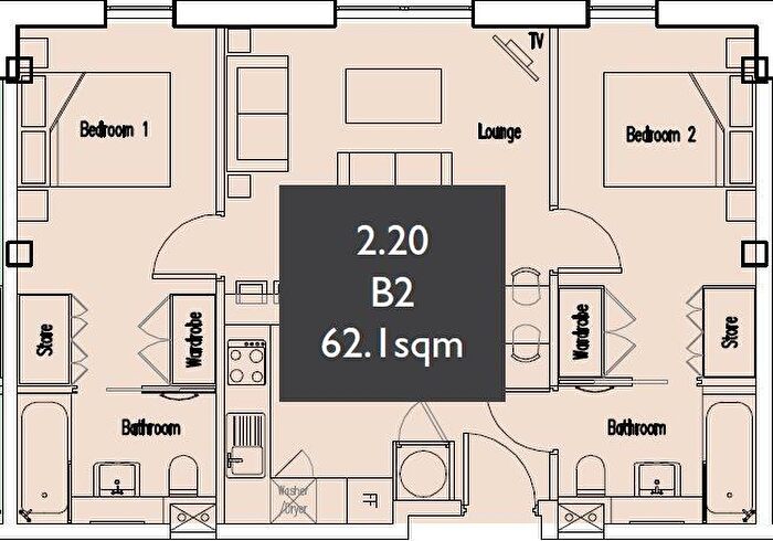 2 Bedroom Flat To Rent In Downtown, Woden Street, Salford, M5